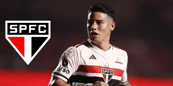 James Rodríguez tuvo una de sus mejores presentaciones con la camiseta del São Paulo.