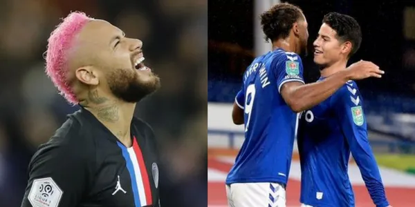 James Rodríguez viene deslumbrando en la Premier League e hizo esto que arranca aplausos en el Everton pero no se lo ha visto a Neymar en el PSG.