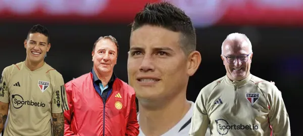 James Rodríguez viene de jugar con Sao Paulo en liga de Brasil