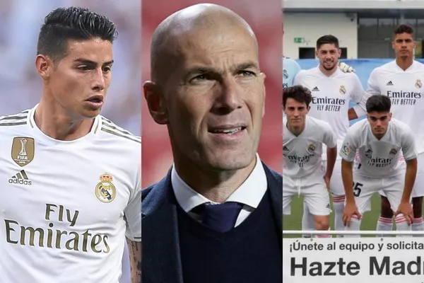 James Rodríguez no vive un gran presente, pero brilló en el Real Madrid cuando no dirigía Zinedine Zidane
