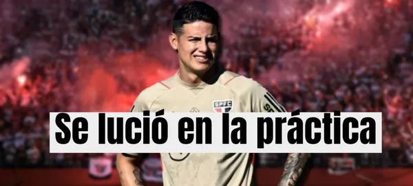 James Rodríguez, volante colombiano.