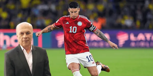 James Rodríguez volvió a recibir los fuertes comentarios de Carlos Antonio Vélez.