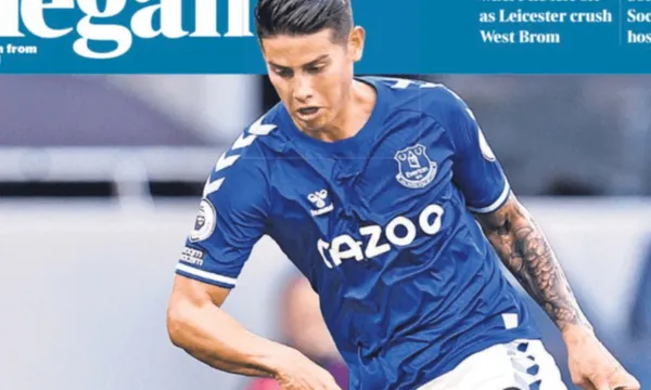 James Rodríguez vuelve a hacer noticia en Inglaterra por este motivo que se lo hicieron saber los propios medios