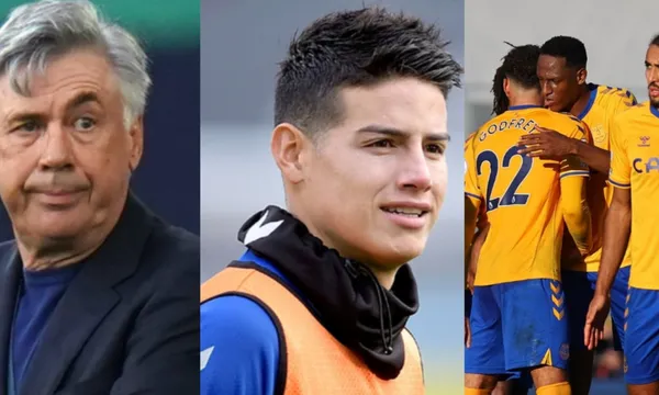 James Rodríguez vuelve a tener el problema del Real Madrid, con ciertos jugadores que no lo quieren en el club. Mira lo que hicieron ahora en Everton para sacarlo