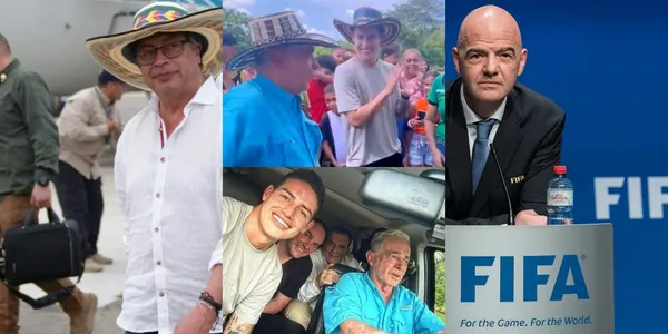 James Rodríguez y Álvaro Uribe hicieron un golazo en Colombia, Gustavo Petro responde con una jugada en la FIFA.