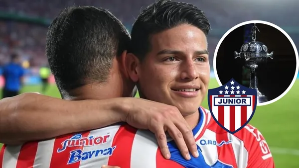 James Rodríguez y Carlos Bacca Foto: Grok y Conmebol