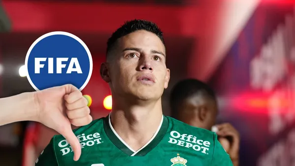 James Rodríguez y el golpe bajo que acaba de recibir por parte de la FIFA Foto: James Rodríguez, FIFA y Pexels