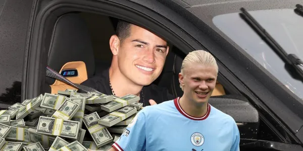 James Rodríguez y Erling Haaland tienen nuevos y lujosos autos.