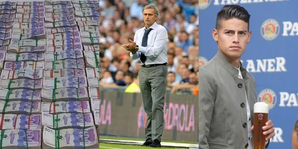 James Rodríguez y José Mourinho se dan grandes lujos.