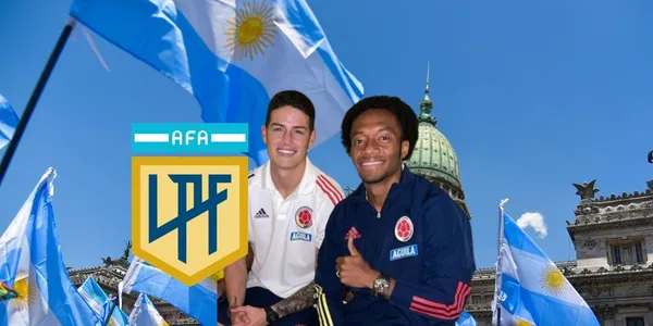 James Rodríguez y Juan Guillermo Cuadrado en la mira de dos equipos grandes de Argentina.