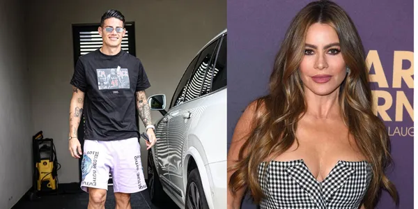 James Rodríguez y la actriz colombiana Sofía Vergara