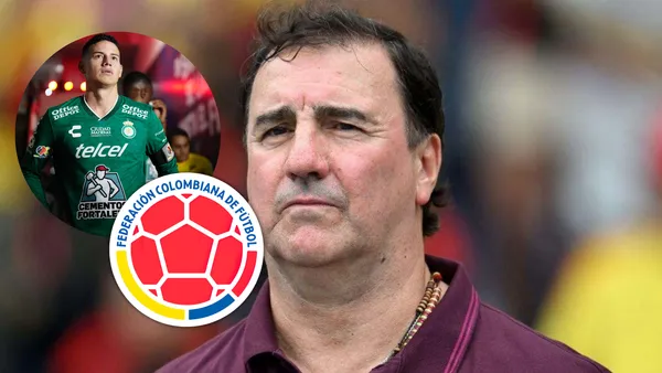 James Rodríguez y Néstor Lorenzo Foto: James Rodríguez, FCF y Escudoteca