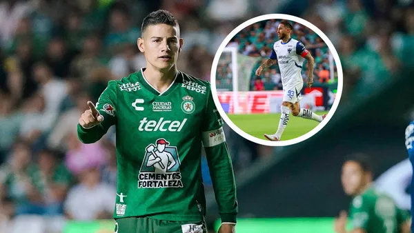James Rodríguez y Sergio Ramos firmaron uno de los momentos más especiales de la Liga MX Foto: Club León y Rayados