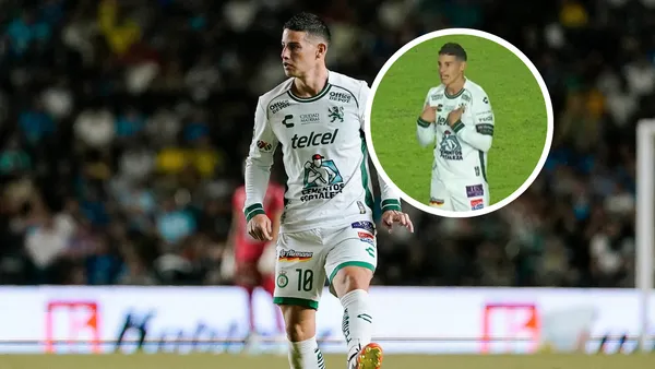 James Rodríguez y su berrinche con León en las últimas horas Foto: Captura de Caliente TV y León