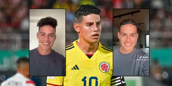 James Rodríguez y su nuevo cambio de look