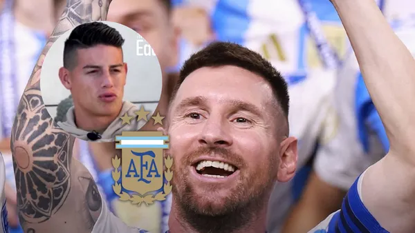 James Rodríguez y su sentencia sobre Lionel Messi Foto: Captura de El Chiringuito, Copa América