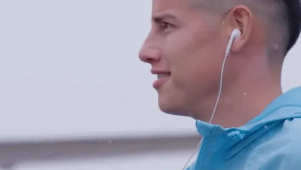 James Rodriguez y sus primeros problemas