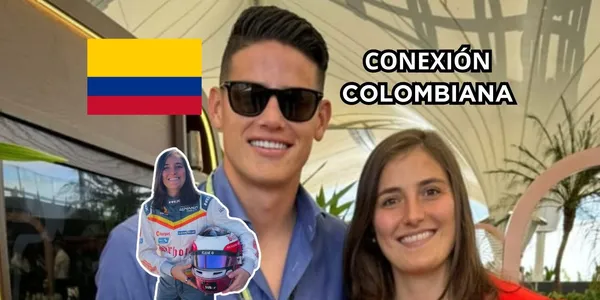 James Rodríguez y Tatiana Calderón representaron a Colombia en Brasil.