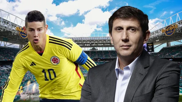 James Rodríguez y Varsky (Foto tomada de: CNN/Transfermarkt)