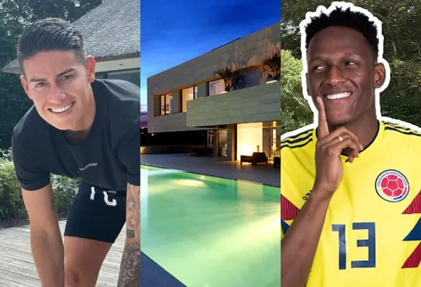 James Rodríguez y Yerry Mina tienen propiedades de ensueño en Europa.