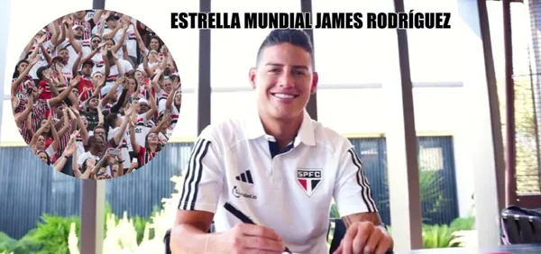 James Rodríguez ya está en Brasil para fichar con Sao Paulo