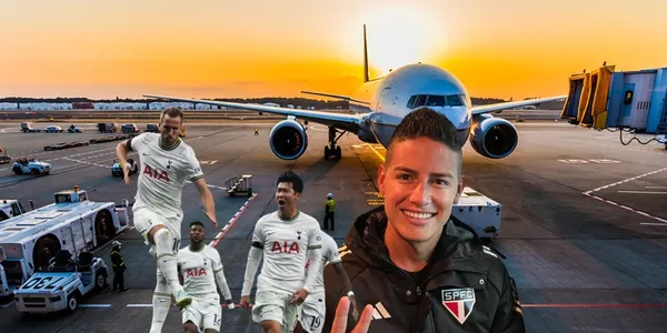 James Rodríguez ya llegó al São Paulo de Brasil y desde el Tottenham le llegará un refuerzo .