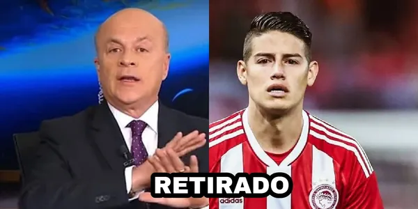 James Rodríguezuez abandonó el Olympiacos de Grecia y Carlos Antonio Vélez lo sentenció.