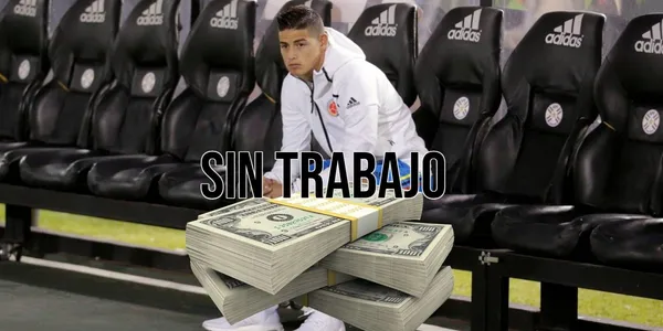 James se encuentra en Colombia al mismo tiempo que consigue un equipo de fútbol que le pague su sueldo