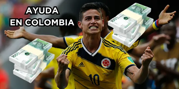 James sigue dando ayudas en Colombia. Foto de James tomada de FCF Web Site.