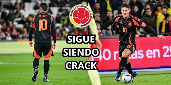 James sigue en modo crack. Foto tomada de Twitter @jamesrodriguez