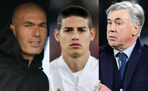 James y Ancelotti dejaron con la boca cerrada a Zidane, quien en tanto tiempo no pudo ver brillar al colombiano