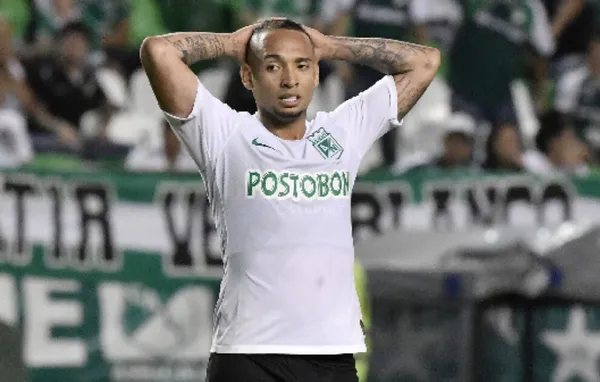 Jarlan Barrera es uno de los jugadores que es señalado con más responsabilidad en la eliminación de Atlético Nacional de la Liga Betplay y su reacción volvió a sorprender.