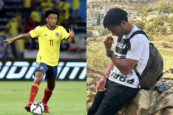 Jaun Guillermo Cuadrado no fue llamado a la Selección Colombia y apareció en un curioso lugar.