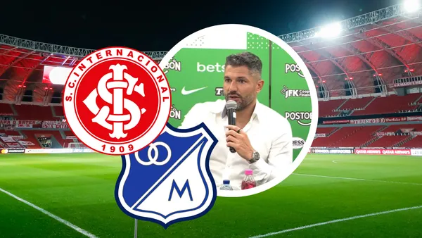 Javier Gandolfi y el mensaje a sus próximos rivales en Copa Libertadores y Liga Foto: Conmebol, Dimayor y Escudoteca