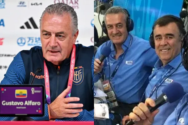 Javier Hernández Bonnet está hospitalizado en Qatar y el entrenador Gustavo Alfaro le mandó un mensaje al periodista colombiano.