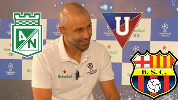 Javier Mascherano hablando en Ecuavisa - Fotos: Ecuavisa, Pinterest