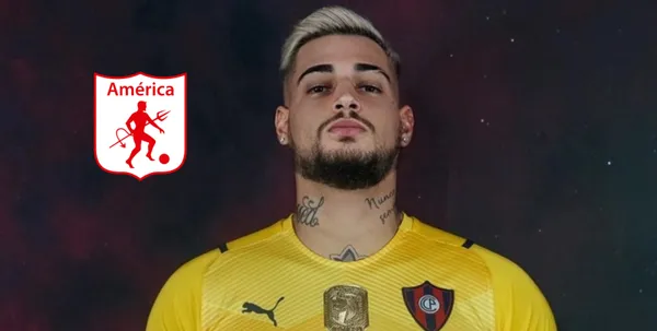 Jean Fernandes interesa al América de Cali - Instagram @goleirojean95