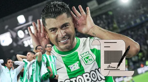 Jefferson Duque con la camiseta de Atlético Nacional.