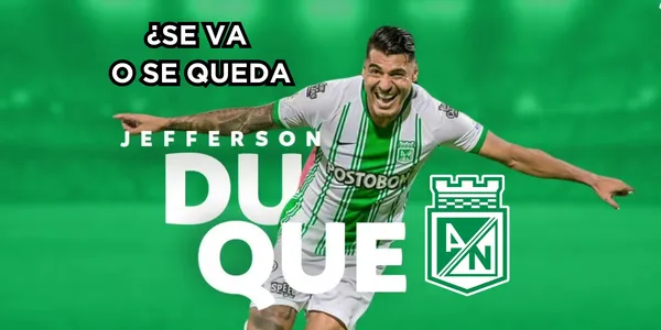 Jefferson Duque delantero de Atlético Nacional.