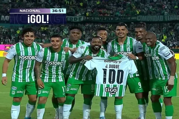 Jefferson Duque contra el Envigado FC hizo historia en Atlético Nacional.