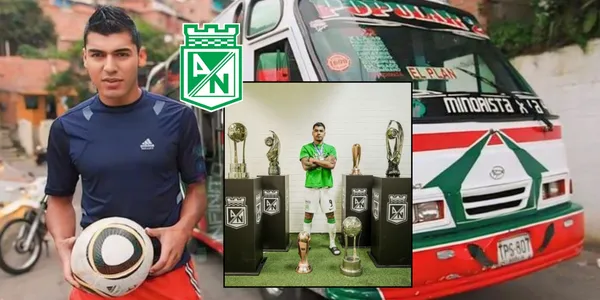 Jefferson Duque en sus inicios como delantero