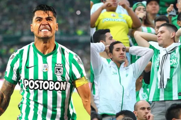 Jefferson Duque es uno de los jugadores de Atlético Nacional que ha sido más cuestionado por los hinchas del verde