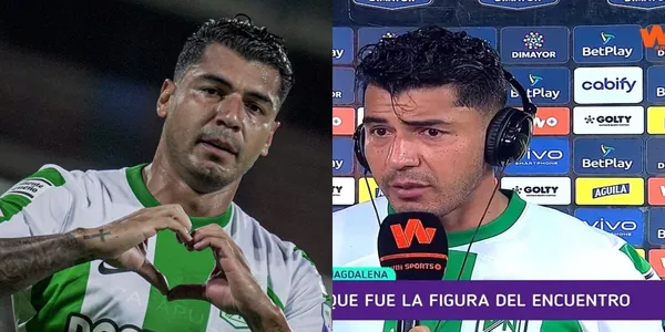 Jefferson Duque marcó un doblete en Atlético Nacional contra el Unión Magdalena.