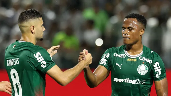 Jhon Arias fue elogiado por su entrenador y compañeros en su debut - X @Palmeiras