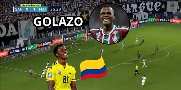 Jhon Arias marcó un golazo con el Fluminense de Brasil.