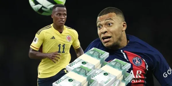 Jhon Arias podría jugar contra Kylian Mbappé.