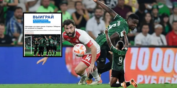 Jhon Córdoba se reporta con un nuevo gol en Rusia y los medios de ese país lo resaltan.