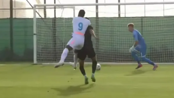 Jhon Durán se vio envuelto en pelea con el Zenit - Captura de pantalla