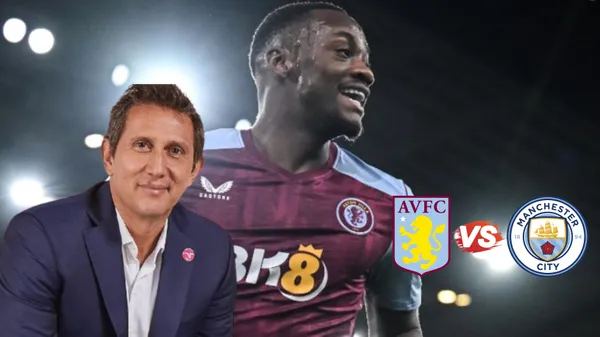 Jhon Jader Durán con la camiseta del Aston Villa. FOTO: AFP