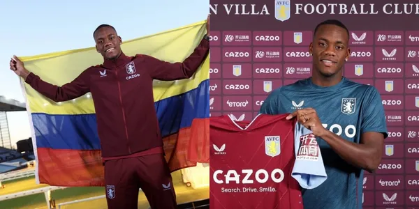 Jhon Jáder Durán fue presentado como nuevo jugador del Aston Villa y envió unas emotivas palabras apenas se uniformó.